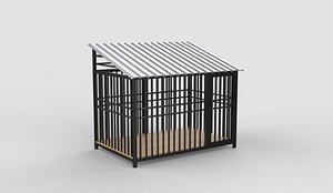 Steel Crate 3D model model