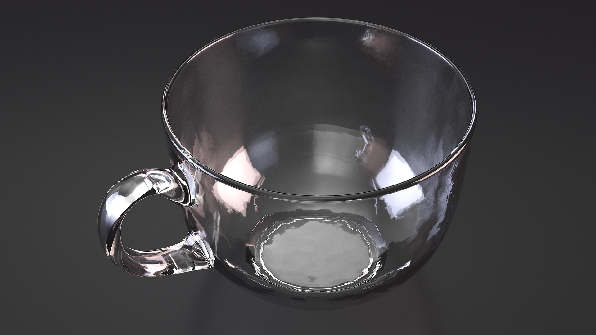 3D Model Transparent Empty Tea Cup - TurboSquid 2083698