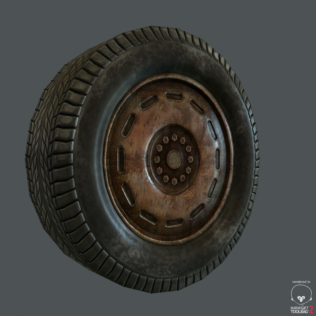 max rusty car tire