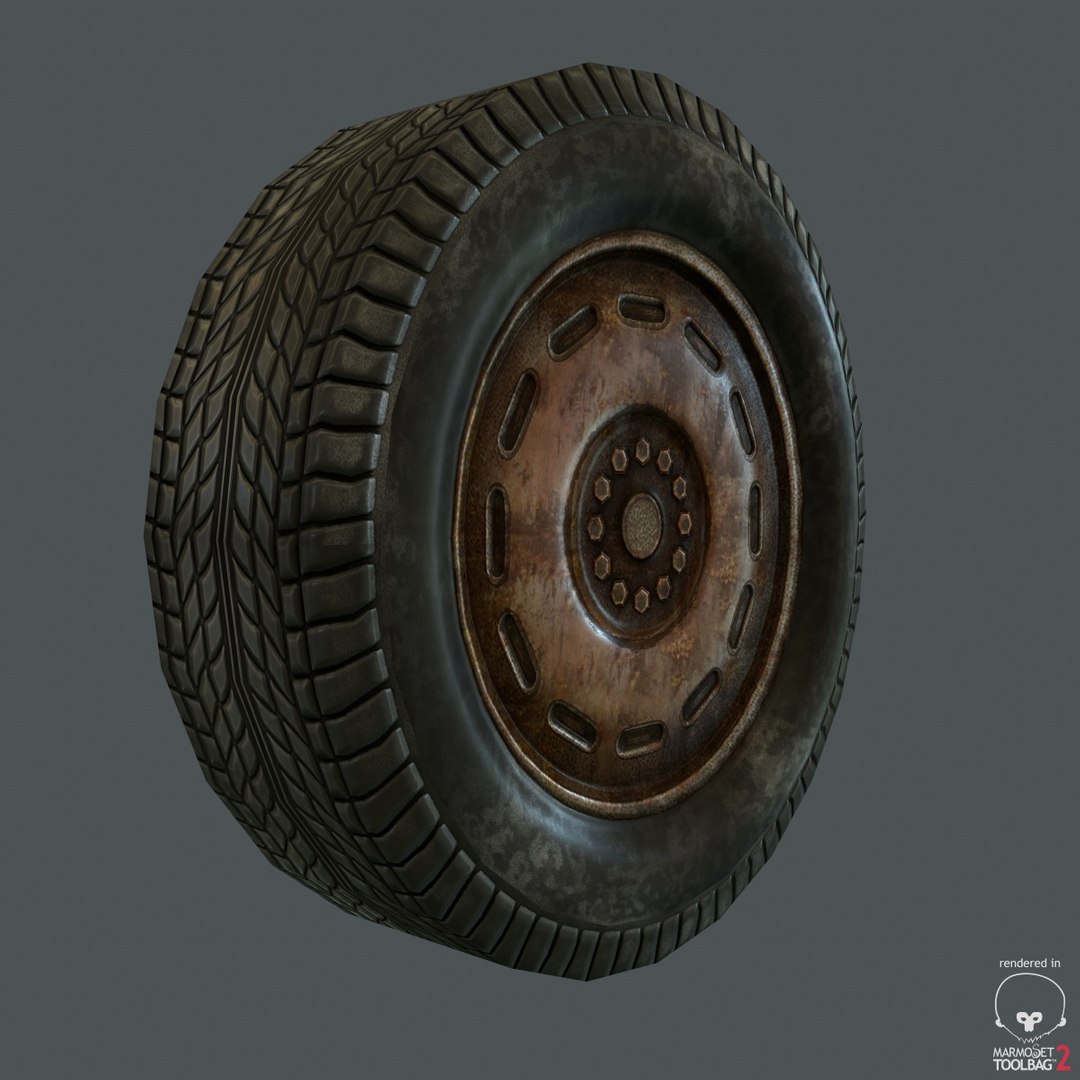 max rusty car tire