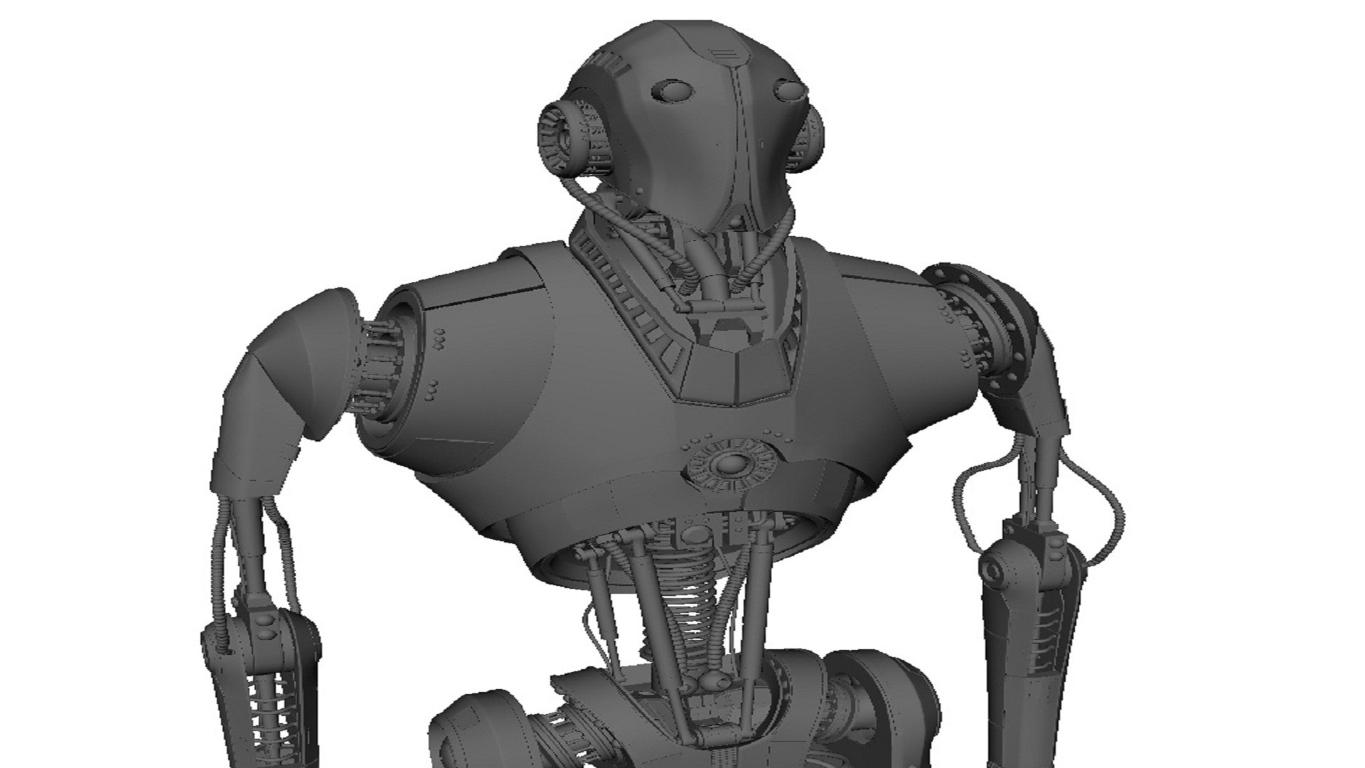 Robot Droid 3d Turbosquid 2110721