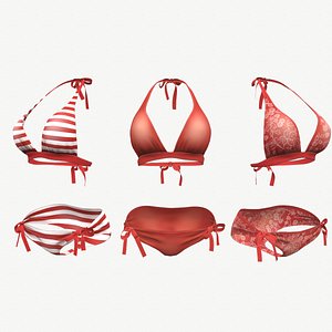 Red Bikini Swimsuit - 3 colors