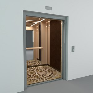 luxury elevator 3D model