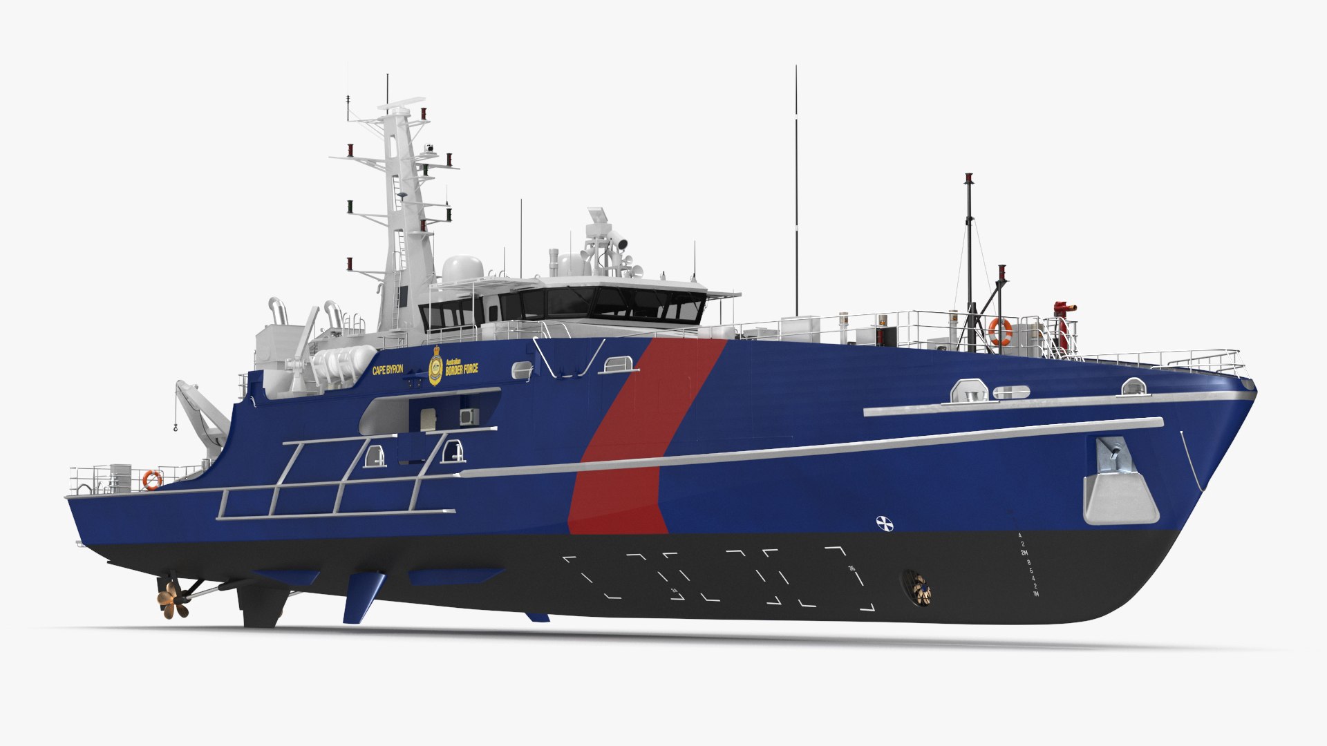 Patrol Boat ABFC Cape Byron 3D model preview