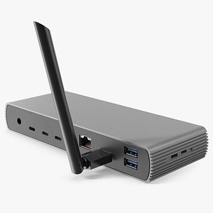Thunderbolt Dock with Wireless Network Adapter