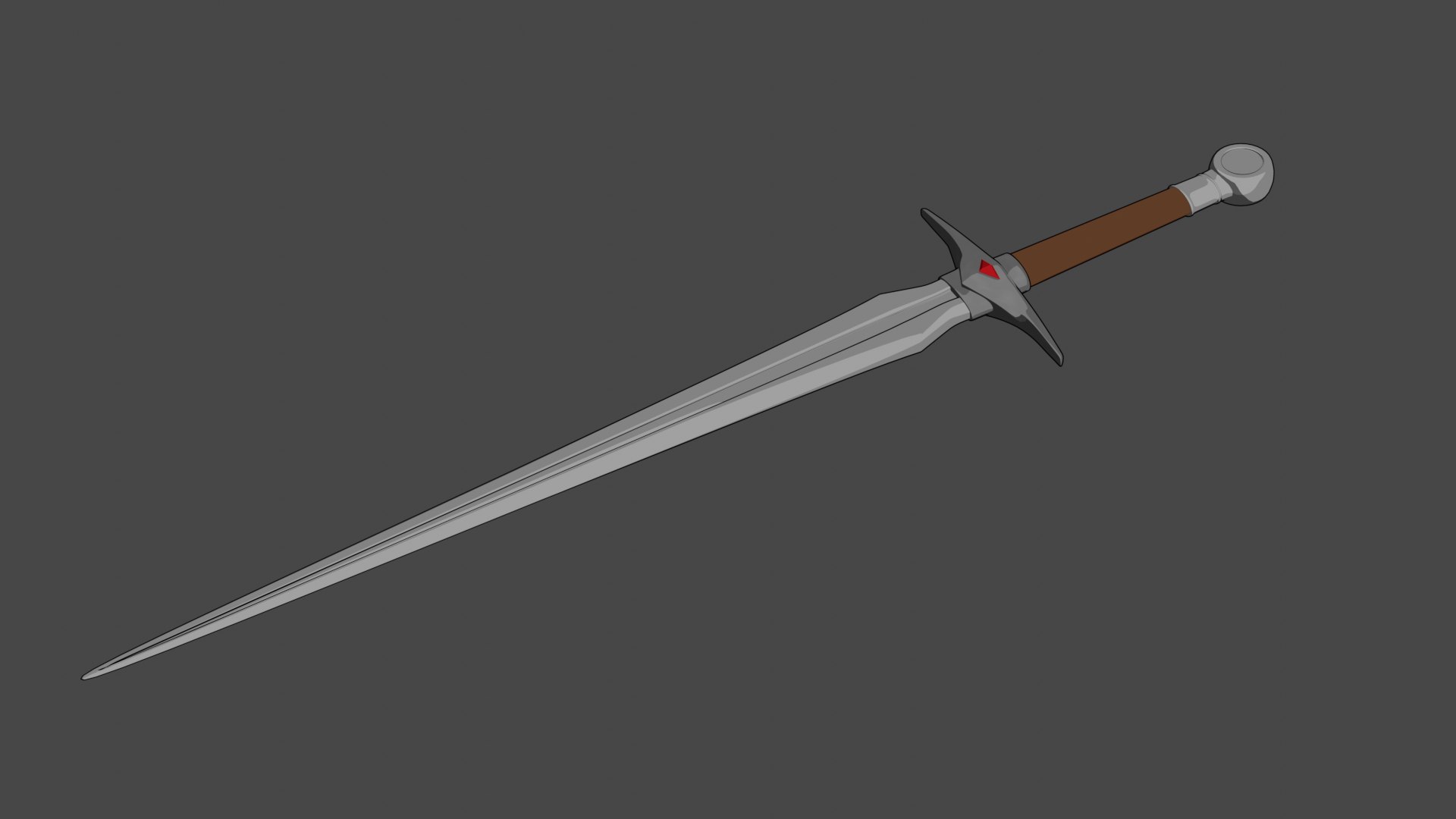 3D Anime Style Medieval Sword Model - TurboSquid 2010662