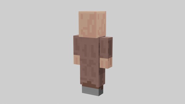 3D модель Minecraft Villager - TurboSquid 2052991