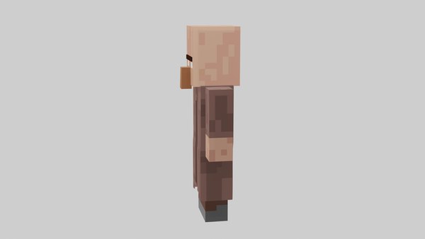 3D модель Minecraft Villager - TurboSquid 2052991