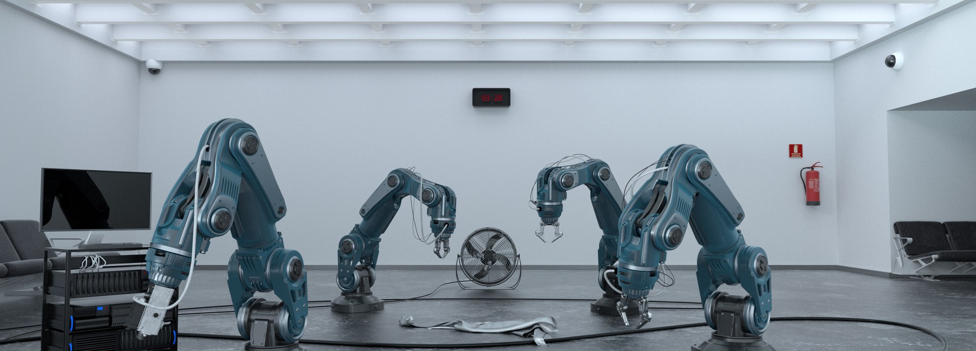 Technology Arm Interior 3D Model TurboSquid 2098987