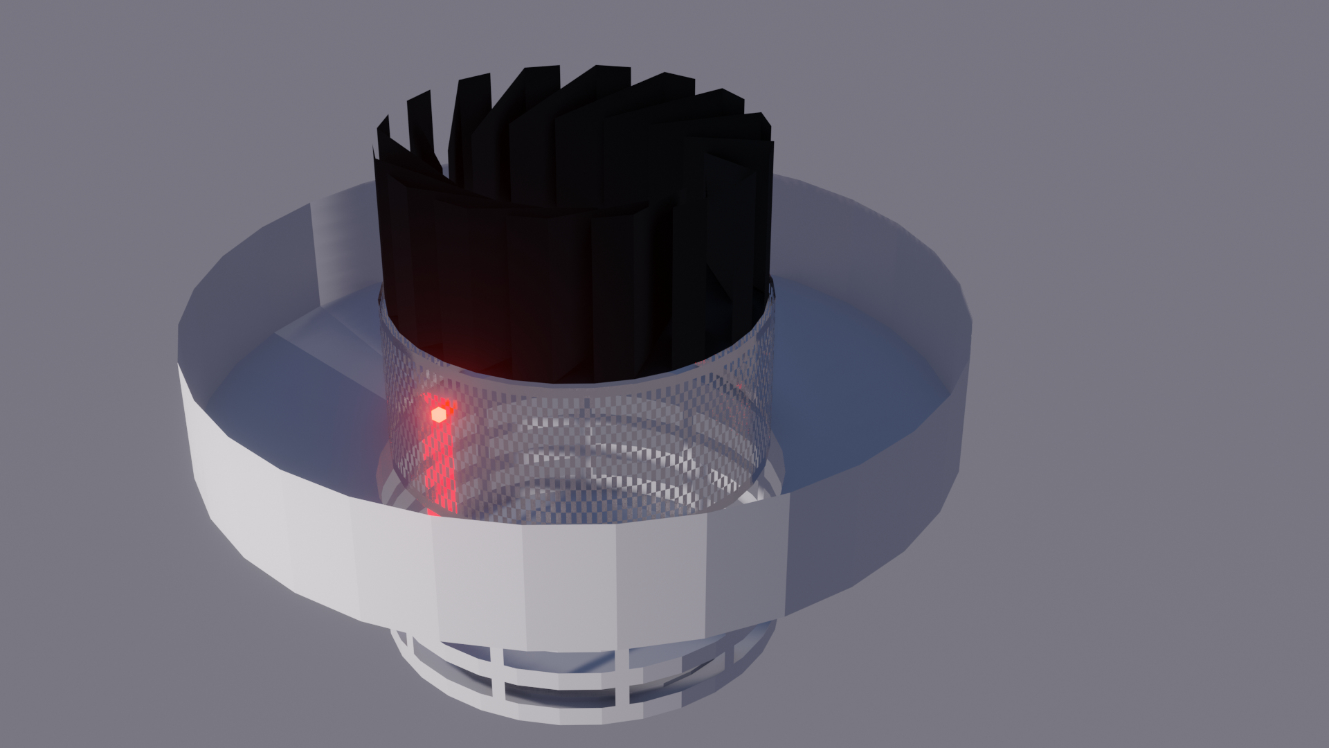 Simple smoke detector 3D model - TurboSquid 1774889