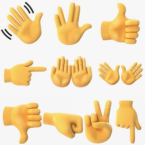 3D Gesture Emoji Collection