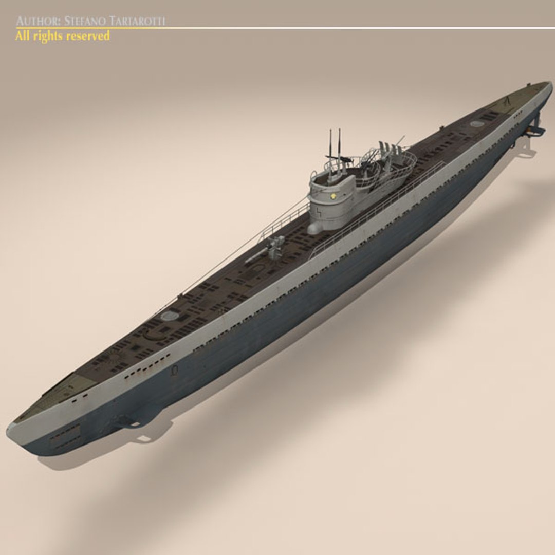 3ds Type Ix U-boat Submarine