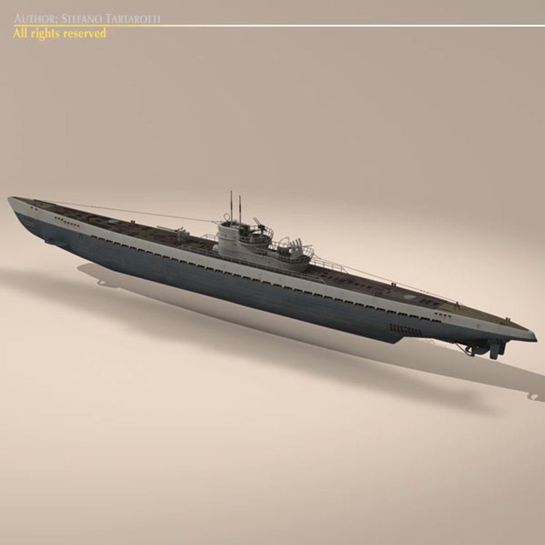 3ds Type Ix U-boat Submarine