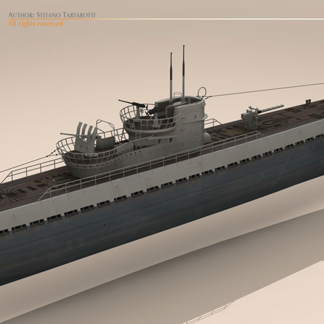 3ds Type Ix U-boat Submarine