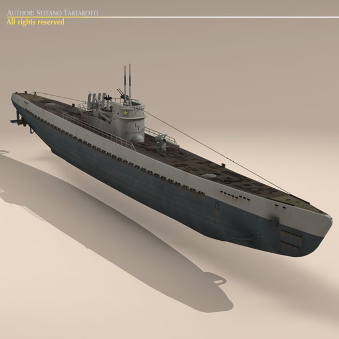 3ds Type Ix U-boat Submarine