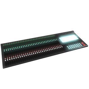 3D Mixing Console model