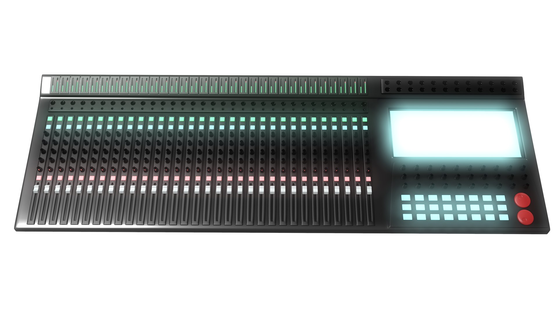 3D Mixing Console model https://p.turbosquid.com/ts-thumb/U1/8a9riS/xG/mixconsole3/jpg/1674298299/1920x1080/fit_q87/91bd3ec1feaa1c7e988ddd535554593dde33da67/mixconsole3.jpg
