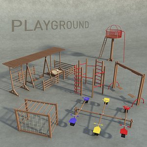 Free 3D Playground Goliath Swing Models - Available For Download On ...
