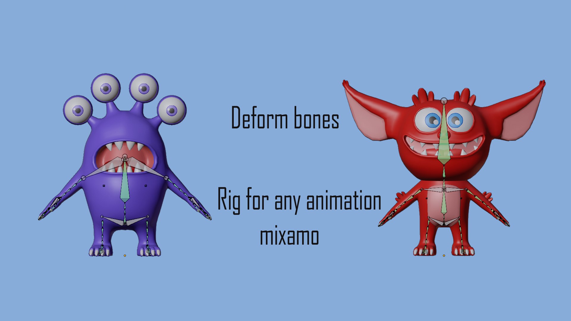 3D Cartoon characters monsters - Low-poly asset pack https://p.turbosquid.com/ts-thumb/U1/JENHk5/kn/8/png/1738001006/1920x1080/fit_q87/6de6c3f37af6e9b2a978916800a57feaf4415aa8/8.jpg
