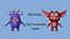 Cartoon characters monsters - Low-poly asset pack