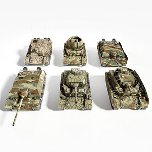 3D Panzer IV Variants
