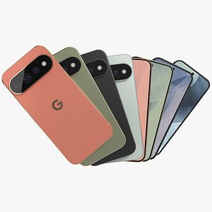 3D model Google Pixel 11 Pro All Colors