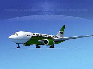airline boeing 767 767-200er 3D model