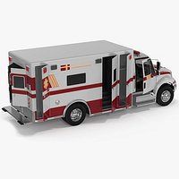 International Durastar Medical Services Unit Rigged for Cinema 4D