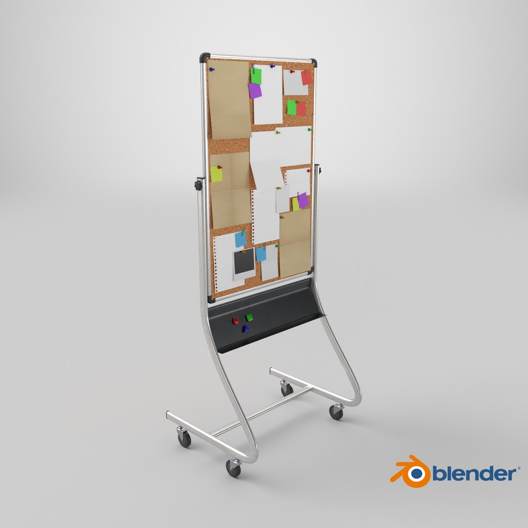 Double-Sided Metal Corkboard - Fully Customizable Tall Pin Board 3D model https://p.turbosquid.com/ts-thumb/U1/Qv5GFz/r7/stemcell_blender_cycles_render/png/1747687112/1920x1080/fit_q87/bd87baf3075d6ee8ac88238ae1b9fcec9f3c7336/stemcell_blender_cycles_render.jpg