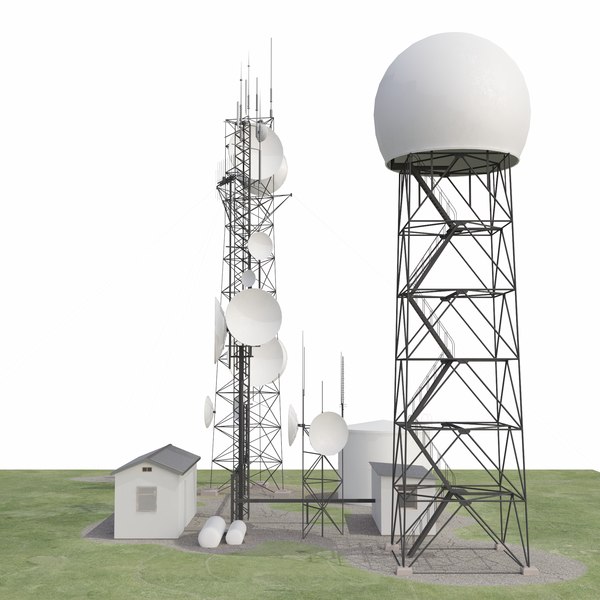 3D WeatherStation Models TurboSquid