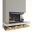 Corner Fireplace