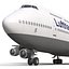 Boeing 747-300 Lufthansa 3D Model