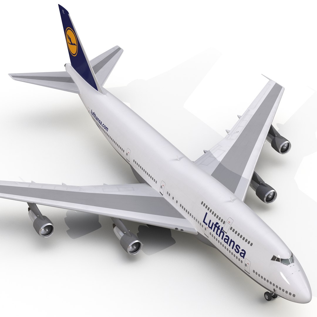 波音747300lufthansa3d模型3d模型