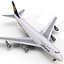 Boeing 747-300 Lufthansa 3D Model