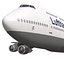 Boeing 747-300 Lufthansa 3D Model
