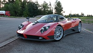 3d pagani zonda f model