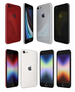 Apple iPhone SE 2020 And 2022 3D