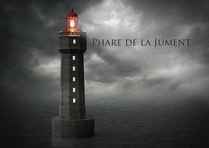 3d model la jument lighthouse