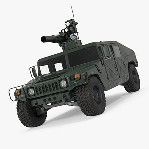 hmmwv tow missile carrier 3d max