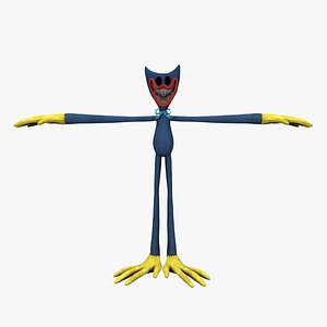 Nightmare Huggy Wuggy 3D model