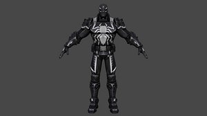 3D Flash Thompson Venom model