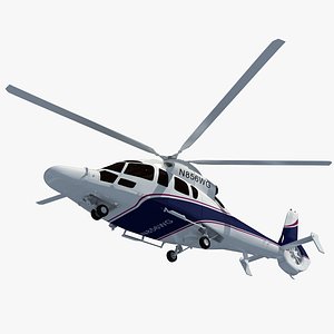 eurocopter ec155 helicopter 3d 3ds