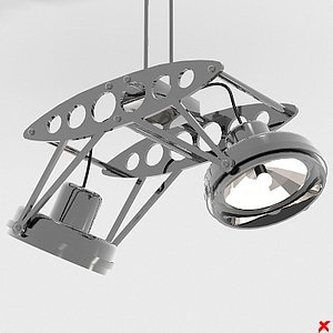 lamp hanging 3d model