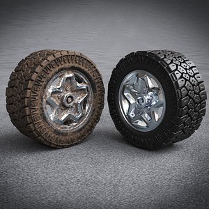 3D hi tire rim model