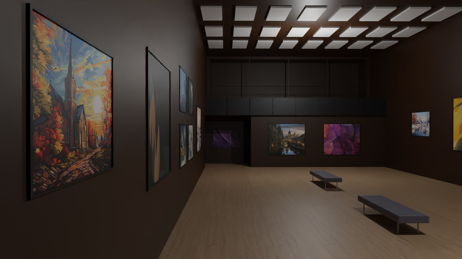 3D Art Gallery - TurboSquid 2157907