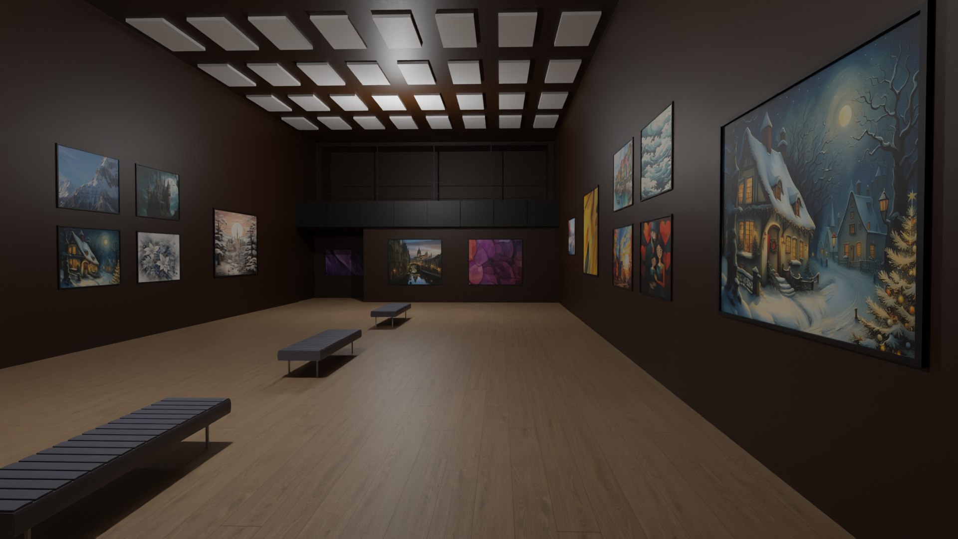 3D Art Gallery - TurboSquid 2157907