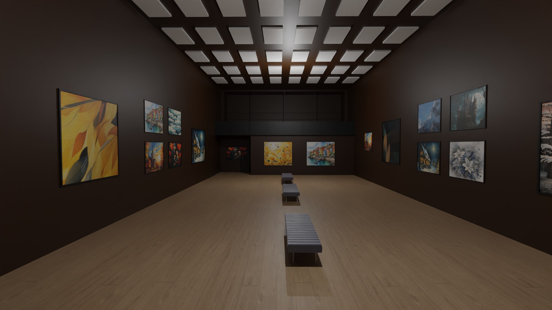3D Art Gallery - TurboSquid 2157907