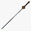 Fantaisie épée RPG chinois Taijijian Jian lame épée droite Gladius large épée courte sabre Dadao D