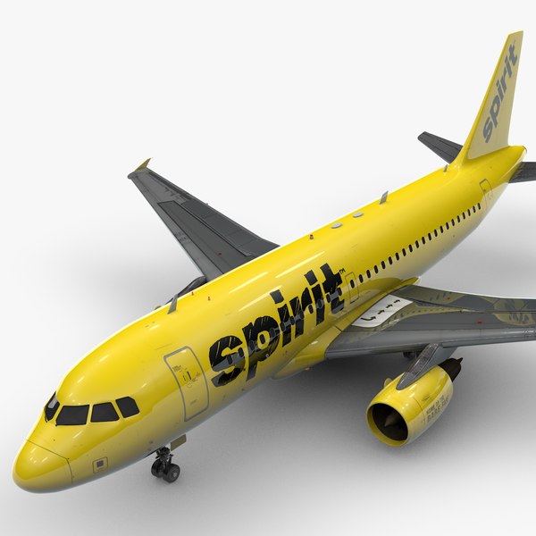 AirbusA319-100SPIRIT AirlinesL1471 3D model