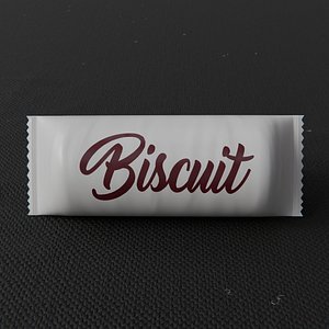 Realistic Biscuit Packet